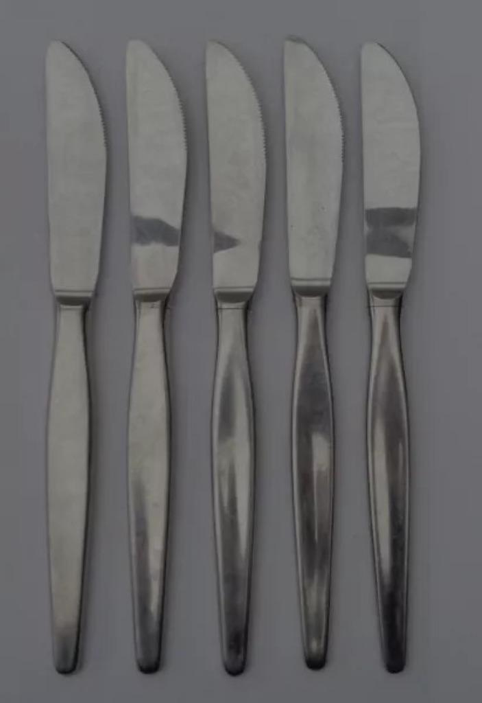 WMF Cromargan 7500 Ascona Verona 5 stuks tafelmes 21cm, Huis en Inrichting, Keuken | Bestek, Zo goed als nieuw, Verzenden