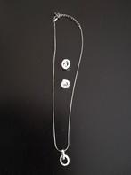 Ensemble collier + boucles d'oreilles, Enlèvement ou Envoi, Comme neuf, Synthétique, Avec strass