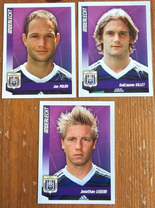 Panini Football 2011 lot van 3 verschillende Anderlecht!, Hobby en Vrije tijd, Stickers en Plaatjes, Zo goed als nieuw, Meerdere stickers