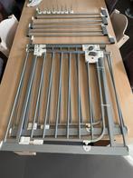 2 trap/deurhekjes QUAX met 4 extra extenties, Kinderen en Baby's, Traphekjes, Ophalen, Gebruikt, Metaal of IJzer, Klemhekje