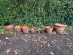 Update: Terracotta potten - winterhard, Tuin en Terras, Ophalen, Gebruikt, Rond, Terracotta