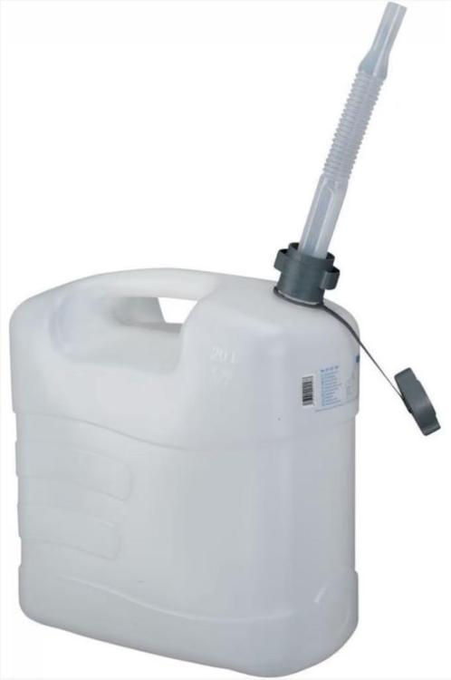 Jerrycan met kraan - 20 liter watertank met kraan, Caravans en Kamperen, Caravanaccessoires, Gebruikt, Ophalen