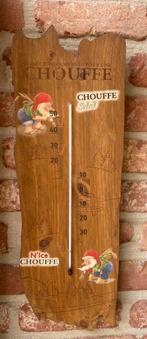 La Chouffe houten thermometerbord – zeldzaam en sfeervol!, Ophalen, Zo goed als nieuw
