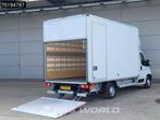 Peugeot Boxer 165PK Bakwagen Laadklep Zijdeur Lat om lat Air, Auto's, Bestelwagens en Lichte vracht, Stof, 4 cilinders, Wit, Bedrijf