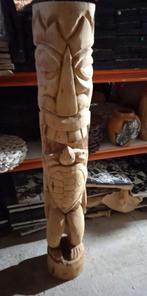 Tiki en bois de cocotier 2 m, Antiquités & Art, Enlèvement ou Envoi