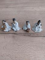 4 Chinese beeldjes, zittend, Verzamelen, Beelden en Beeldjes, Ophalen of Verzenden, Zo goed als nieuw