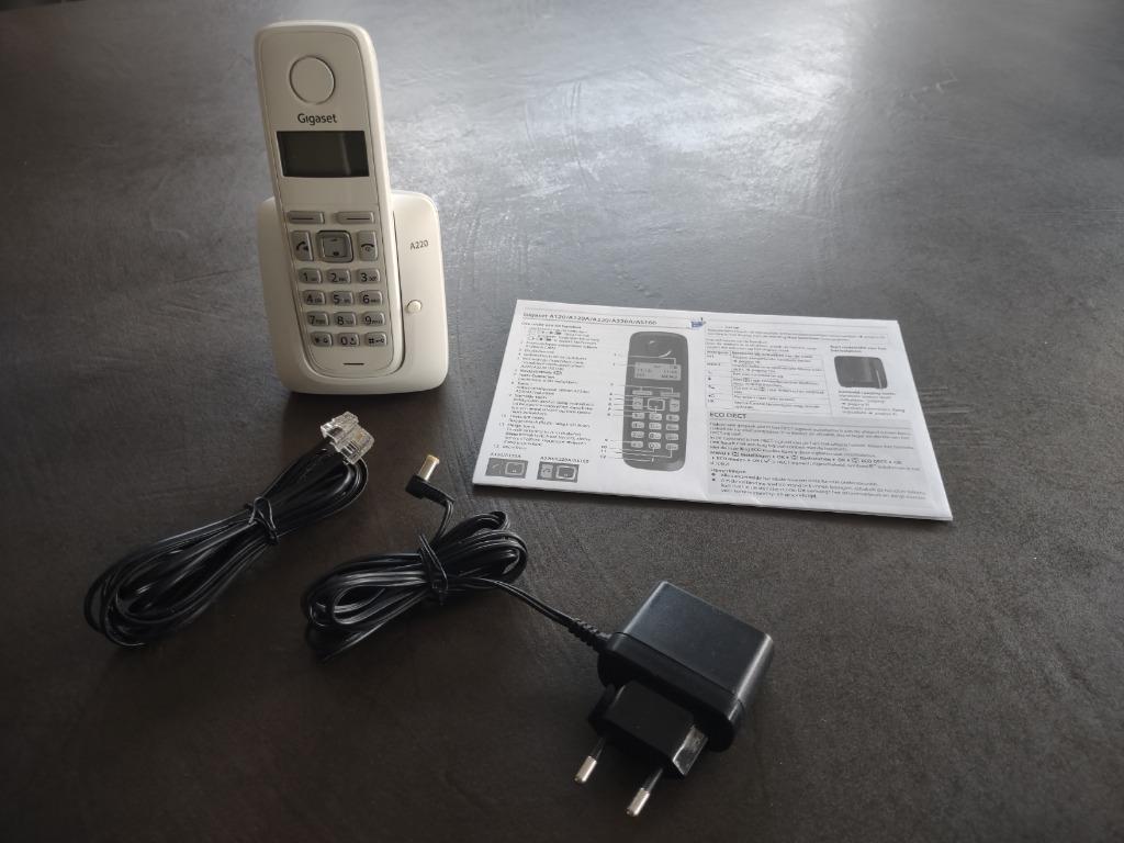 Gigaset telefoon (zie foto en omschrijving), Telecommunicatie, Vaste telefoons | Handsets en Draadloos, Zo goed als nieuw, 1 handset