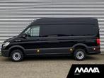 MAN TGE 3.180 L3H3 Automaat 180PK Zwart NIEUW MODEL ACC LED, Auto's, Stof, Zwart, 4 cilinders, Zwart