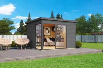 Cabane en rondins Domeo Garden House, lot 1 : 300 x 300 cm