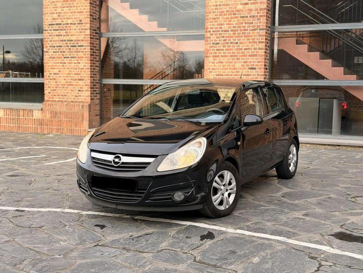 Opel Corsa 2008 Manueel, Autos, Opel, Particulier, Corsa, Radio, Boîte manuelle, Noir, Enlèvement