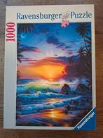 Puzzel 1000 stuks Ravensburger Island Sunrise, Enlèvement ou Envoi, 500 à 1500 pièces, Comme neuf, Puzzle