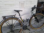 Gravel fiets, Fietsen en Brommers, Fietsen | Racefietsen, 28 inch, Minder dan 49 cm, Zo goed als nieuw, 15 tot 20 versnellingen