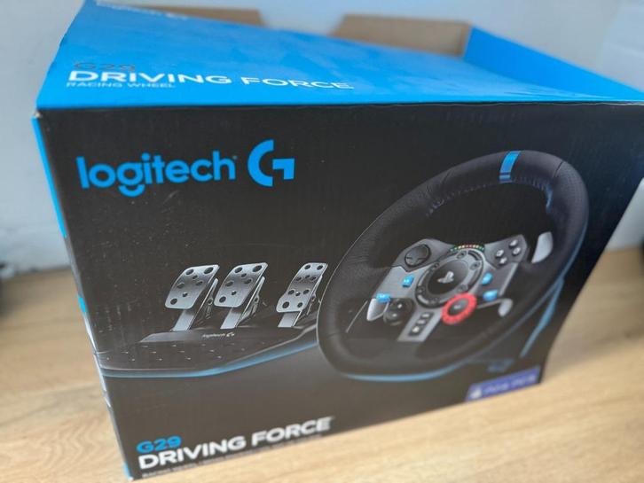 Logitech G29 racestuur + pedalen – topstaat – Ophalen regio, Games en Spelcomputers, Spelcomputers | Sony Consoles | Accessoires