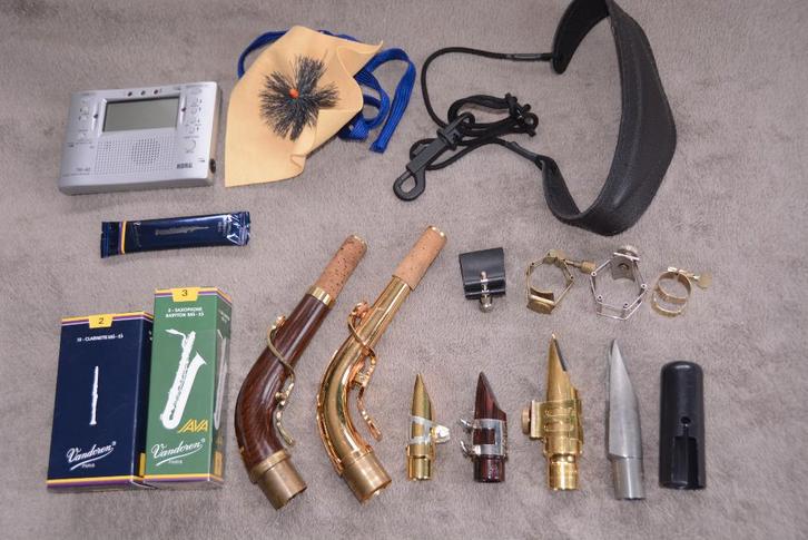 Accessoires pour saxophones et clarinettes, Musique & Instruments, Instruments | Accessoires, Comme neuf, Saxophone, Enlèvement ou Envoi