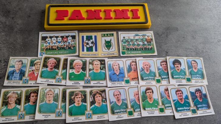PANINI FOOTBALL 81 SP HASSELT / LA LOUVIERE  15 STICKERS, Hobby en Vrije tijd, Stickers en Plaatjes, Verzenden