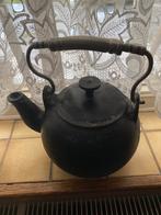 Zwart gietijzer theepot, Ophalen of Verzenden, Gietijzer