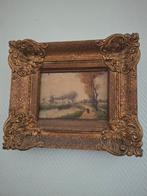 Klein olieverfschilderij gesigneerd + lijst, Ophalen