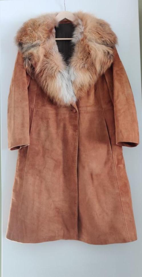 veste avec col (renard)foxy lady alcodin manteau en cuirdaim, Vêtements | Femmes, Vestes | Hiver, Brun, Enlèvement