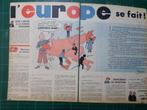 Tintin - article illustré l'Europe se fait - 1962, Enlèvement ou Envoi, Tintin, Utilisé, Autres types