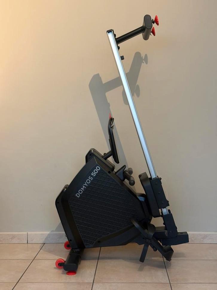 Domyos 500 roeitrainer in nieuwe staat., Sport en Fitness, Fitnessapparatuur, Zo goed als nieuw, Roeitrainer, Armen, Benen, Borst