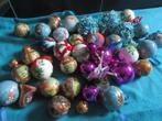 Verschillende kerstballen  - kerstbollen - Kerstmis - Kerst, Ophalen of Verzenden, Zo goed als nieuw