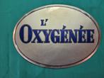 oude reclame vintage zuurstof, Reclamebord, Gebruikt, Ophalen of Verzenden