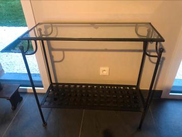 Console en fer forgé