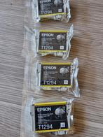 2 x Inktcartridge inktpatroon Epson T1294, Cartridge, Epson, Enlèvement ou Envoi, Neuf