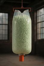 Afvultrechter voor opvul chips, Ophalen