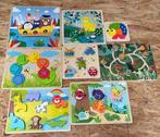 Lot de Puzzles en Bois - DJECO, HABA…, Ophalen of Verzenden, Van hout