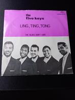 The Five Keys ‎– Ling, Ting, Tong " Popcorn ", Overige genres, Ophalen of Verzenden, 7 inch, Zo goed als nieuw