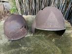 Duitse ww2 para m38-helm en m3 Amerikaanse ww2-helm, Verzamelen, Verzenden, Overige soorten