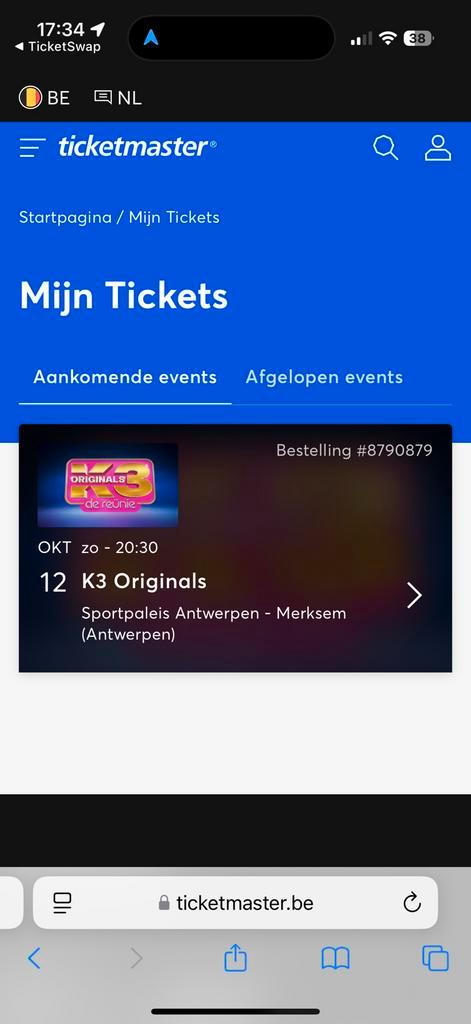 K3 original reunie, Tickets en Kaartjes, Evenementen en Festivals