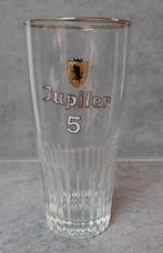 Jupiler/oude glazen/ 5 stuks, Ophalen of Verzenden, Zo goed als nieuw, Bierglas