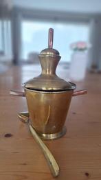 Mooie koperen kruidenpot met lepel, Ophalen, Koper