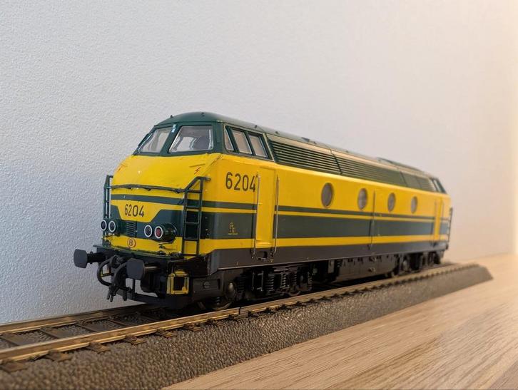 NMBS SNCB | HLD 6204 | Roco 43547 | DC Analoog | Juiste Cab, Hobby en Vrije tijd, Modeltreinen | H0, Zo goed als nieuw, Locomotief
