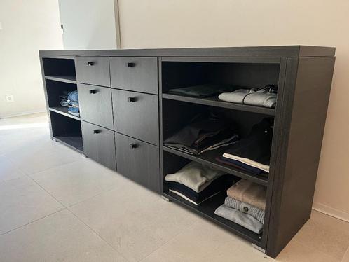 Noteborn wandmeubel, Huis en Inrichting, Kasten | Wandmeubels, Zo goed als nieuw, Minder dan 100 cm, 200 tot 250 cm, 25 tot 50 cm
