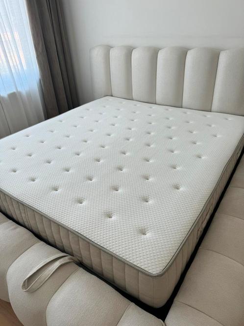 Pocketveringmatras, stevig/naturel, 180x200 cm, Huis en Inrichting, Slaapkamer | Matrassen en Bedbodems, Zo goed als nieuw, Ophalen