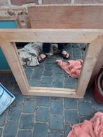 Spiegel/kastdeuren in steigerhout, 2 stuks, Huis en Inrichting, Ophalen, Gebruikt, 50 tot 100 cm, Minder dan 25 cm