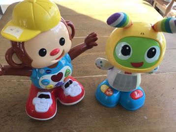 Speelgoed robotten V-tech en FisherPrice, Enlèvement
