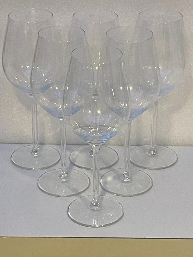 6 + 6 grands verres à vin (pour vin rouge et blanc), Enlèvement