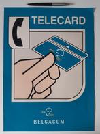 Supergrote vintage sticker Telecard/Belgacom, Verzamelen, Verzenden