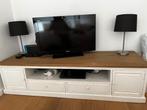Landelijke Houten tv meubel, Huis en Inrichting, Kasten |Televisiemeubels, Ophalen, Gebruikt, 150 tot 200 cm, Minder dan 100 cm