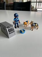 Playmobil agent met politie honden, Ophalen of Verzenden, Zo goed als nieuw