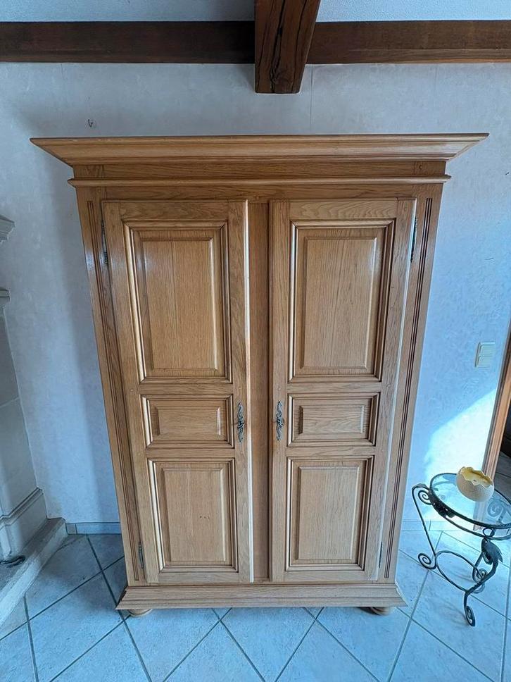 Eikenhouten garderobe, Antiek en Kunst, Antiek | Meubels | Kasten, Ophalen