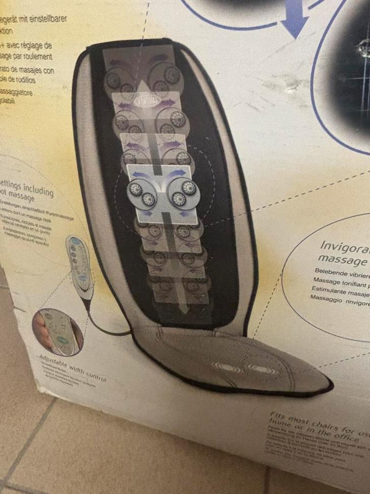HoMedics Shiatsu massagekussen voor rug en schouders., Sports & Fitness, Produits de massage, Comme neuf, Enlèvement