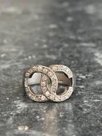Zilveren ring, Ophalen, Gebruikt, 20 of groter, Met edelsteen