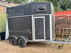Humbaur 2 paardstrailer met zadelkamer, Ophalen, Zo goed als nieuw, 2-paards trailer