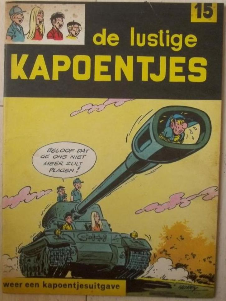 De Lustige Kapoentjes ( Hurey ), Boeken, Stripverhalen, Ophalen of Verzenden