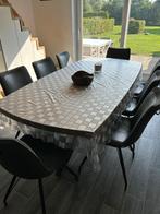 salle à manger, table, chaises, buffet, meubleTv, meuble bas, Huis en Inrichting, Complete eetkamers, Ophalen, Zo goed als nieuw